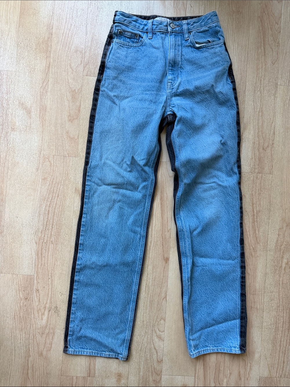 PacSun Light Blue Jeans with Black Side Stripes